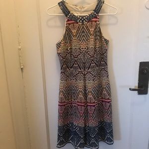 London Times multi-color summer dress